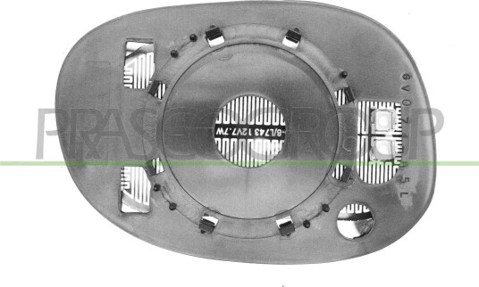Speilglass, ytterspeil PRASCO CI3047515