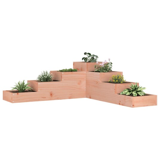 Hageplantekasse 4 etasjer 106x104,5x36 cm heltre douglasgran