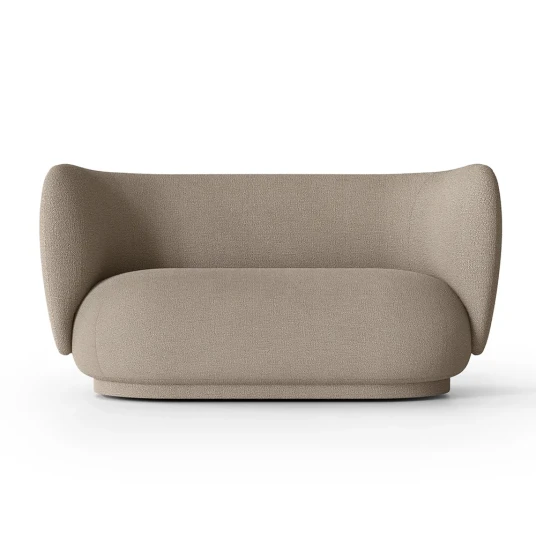 Ferm Living Rico 2 seter sofa Boucle Sand Ferm Living Rico 2 seter sofa Boucle Sand