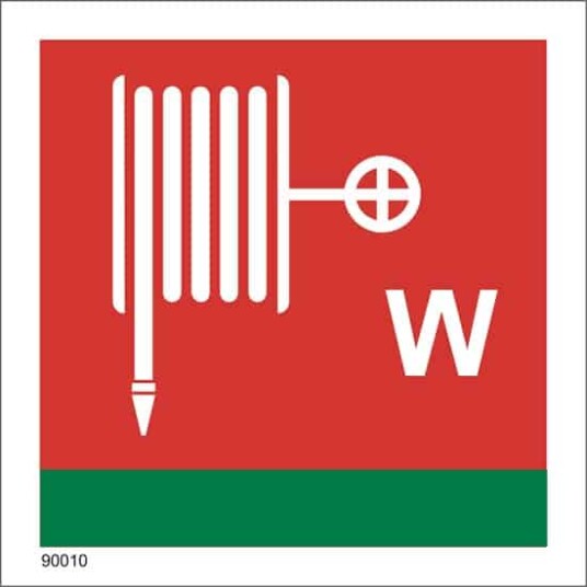 FIRE HOSE WITH NOZZLE - WATER 15X15 PVC 20x20cm