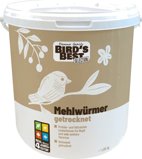 Bird'S Best Tørkede Melormer 1.65 kg