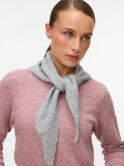 Vero Moda Vmlina Small Triangle Scarf Noos   Grey   ONE SIZE