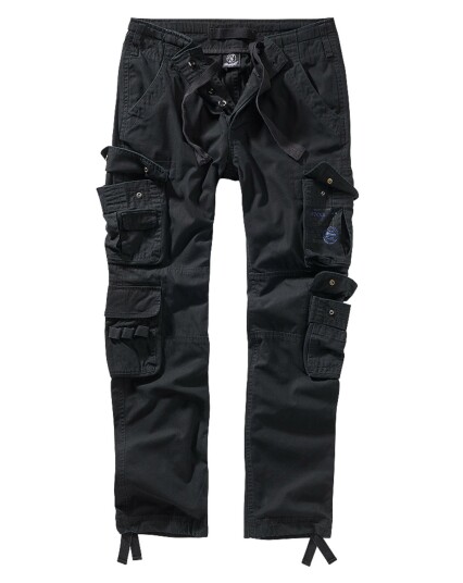 Brandit Pure Vintage Cargo Bukser   Slim Svart