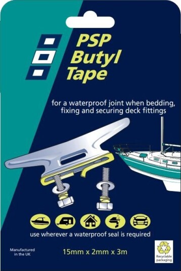 PSP Butyl Tape 15 mm x 3 m grå PSP Butyl Tape 15 mm x 3 m grå