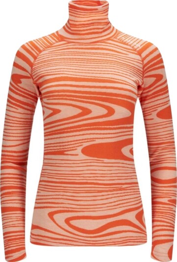 Aclima  Warmwool Roll Neck Dame, 423 Signature Motion, S