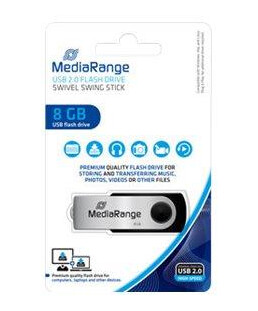 MediaRange USB Flexi-Drive - USB-flashstasjon - 8 GB