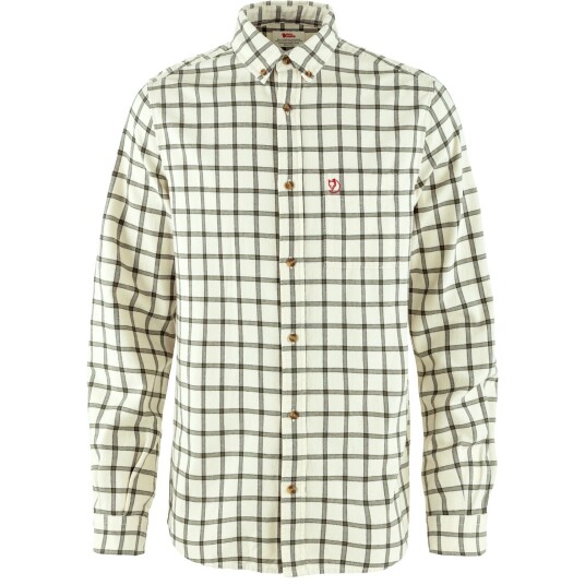 Fjellreven Fjellreven Men's Övik Flannel Shirt Chalk White laurel Green S Fjellreven Fjellreven Men's Övik Flannel Shirt Chalk White laurel Green S