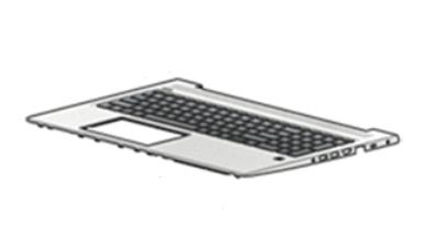 HP Top Cover W/Kb Cp Bl Bel