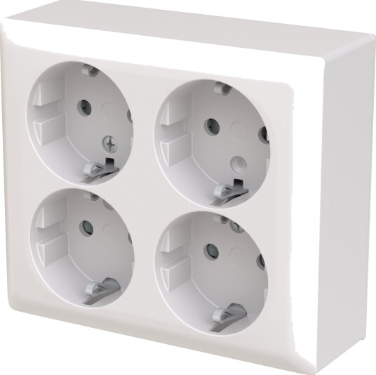 Abb Stikkontakt Saga 404Ea-916 4-Veis