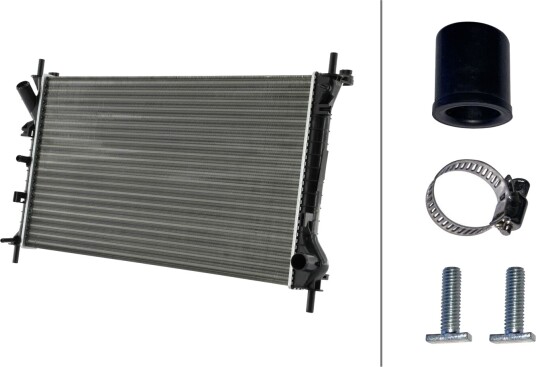 HELLA 8MK 366 304-811 Radiator, motorkjøling