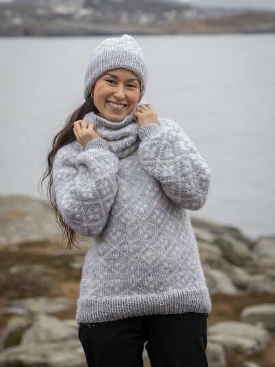 Viking Garn 2310 21 Fjellrose Genser