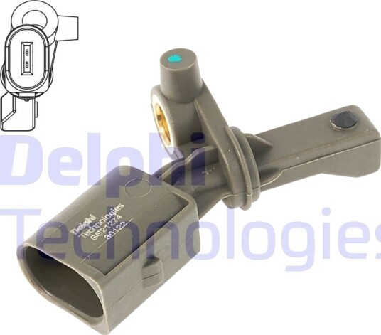 DELPHI SS21274 12B1 Sensor ABS