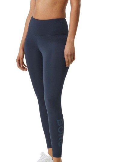 Björn Borg Women's Borg Logo Tights Outerspace XS, Outerspace