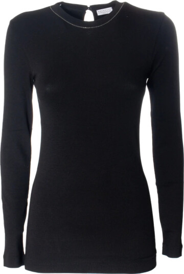 Brunello Cucinelli Dame Strikkevarer Svart XS,