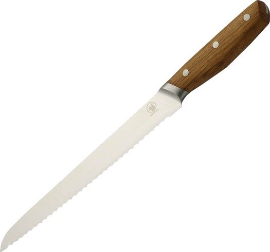 Morsø - Bosco brødkniv 25 cm stål/eik