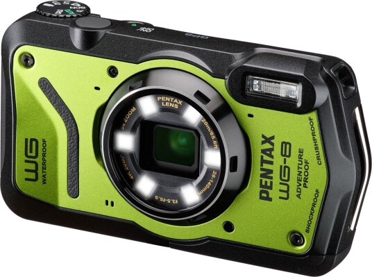 Pentax WG-8 Undervannskamera - 20MP - Grønn