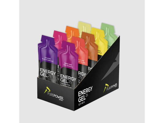 PurePower Energy Gel smaksprøvepakke 9 stk