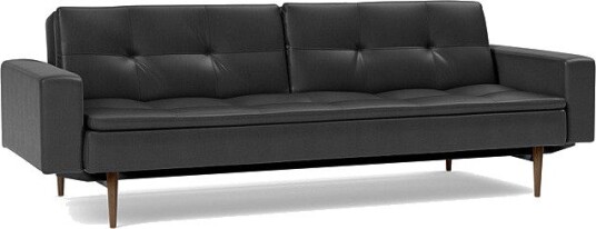 Sovesofa Dublexo med Armlener & Mørk Styletto ben B 2014046