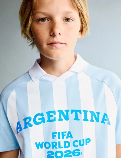 Mango Argentina Football Shirt Blue 152