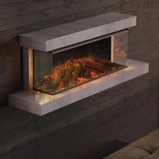La Nordica Lumen 870 Vegghengt Elektrisk Peis - Stein