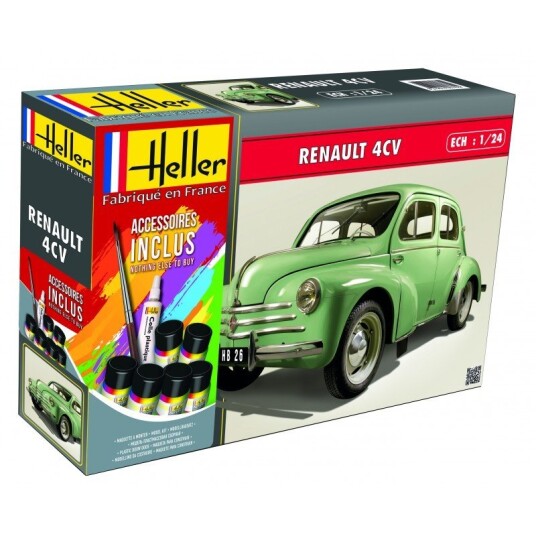 Heller Startsett 1/24 Renault 4CV