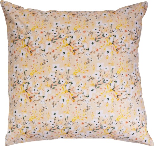 Putetrekk 60x63 cm   100% bomull   Blomsterdesign