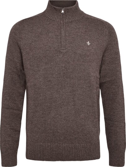 Morris Hertford Half Zip BROWN S Morris Hertford Half Zip BROWN S