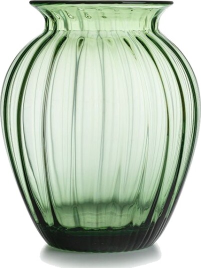 Hadeland Glassverk Emily Vase 26,5cm Grønn Optikk