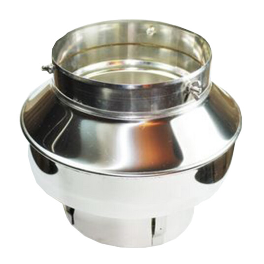 Beslag for stålpipe for påmontering av Dragon  (Ø150mm)