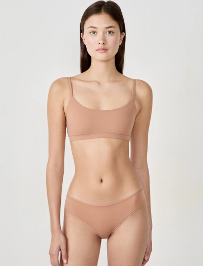 Etam Pure Soft Bralette Beige XS Etam Pure Soft Bralette Beige XS