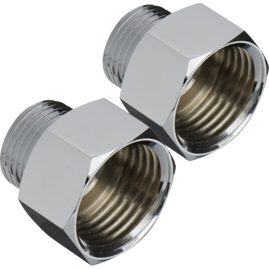 FIX-PRO NIPPELMUFFE 3/8" X 1/2" KROM
