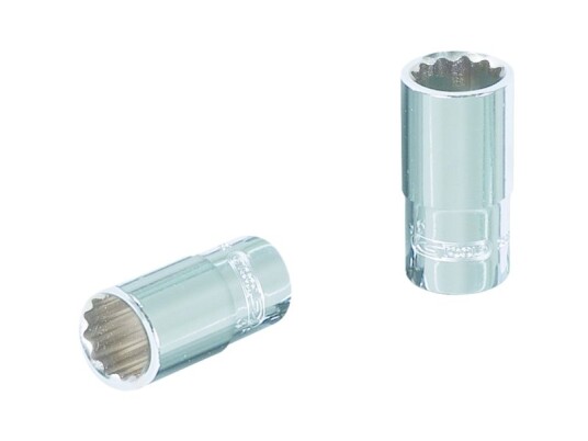 Ks Tools 918.1548, Stikkontakt, 1/4", Imperisk, 1 Hoder, Kromvanadiumstål, Din 3120, Iso 1174, Din 3124, Iso 2725