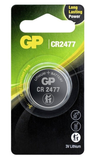Gp Batteries CR2477 Litium Knappcellebatteri 3V 1 stk