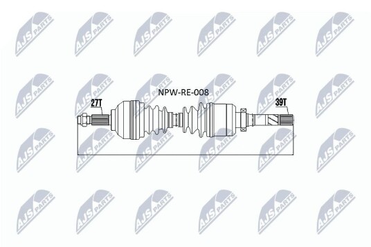 Nty Drivaksel NTY NPW RE 008 Nty Drivaksel NTY NPW RE 008