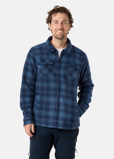 X-Trail Colorado Warm Overshirt BLUE CHECK XL Vårjakker X-Trail Colorado Warm Overshirt BLUE CHECK XL Vårjakker