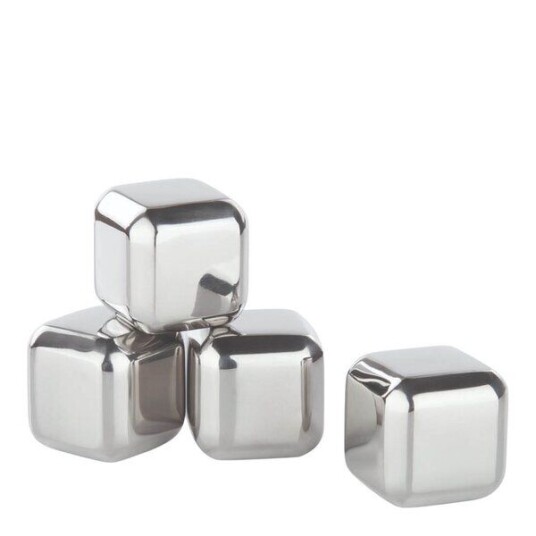 Innovine   Isbiter i rustfritt stål 13,5x7,3 cm 4 stk
