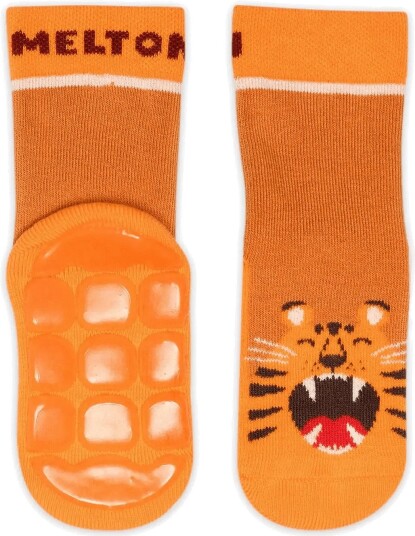 Melton Tiger Socks Anti Slip GOLDEN OCHRE 23/26