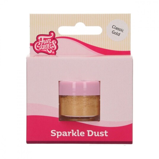 Funcakes Spiselig Glitter/shimmer Classic Gold 3,5g