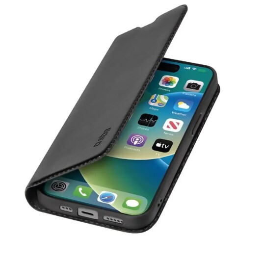 SBS iPhone 15 SBS Wallet Lite Deksel - Svart