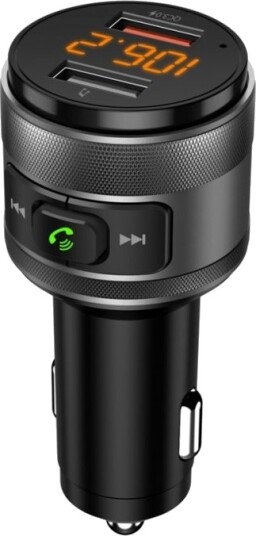 Fm Sender Art Car Fm Mp3 Sender Med Bt Funksjon Usb Lcd Fm 57 Qc3.0