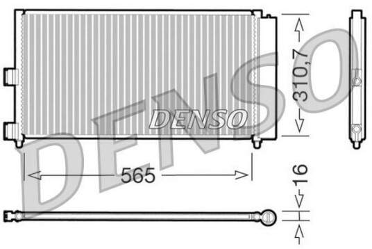 Kondensator DENSO DCN09070 Kondensator DENSO DCN09070