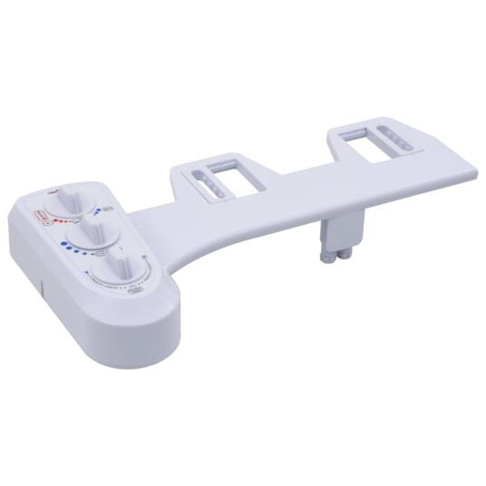 Toalettfeste for bidet dobbel dyse varmt og kaldt vann
