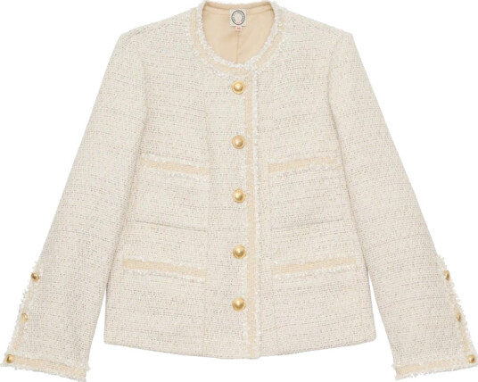 Ines de la Fressange Paris Dame Jakker Beige XS, Ines de la Fressange Paris Dame Jakker Beige XS,