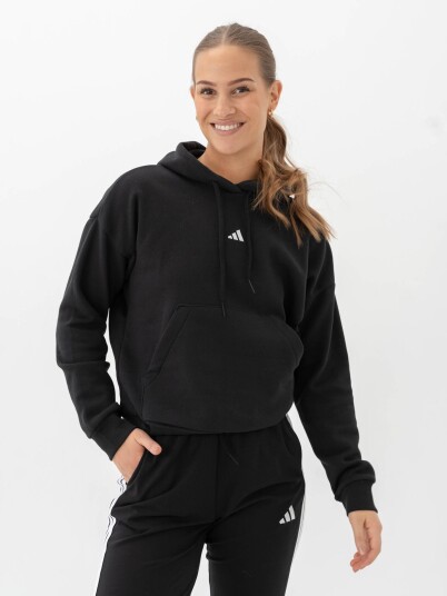 adidas Small Logo Feel Cozy Hoodie Sort XL adidas Small Logo Feel Cozy Hoodie Sort XL