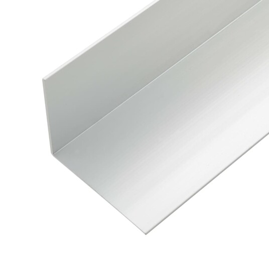 Vinkellister for terrassebord 5 stk aluminium 170 cm sølv Vinkellister for terrassebord 5 stk aluminium 170 cm sølv