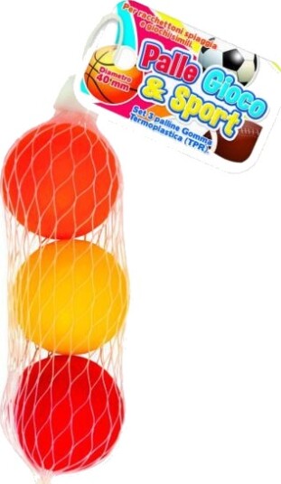Rstoys 3 Baller Til Rackettspill Rød/Hvit 3+ År Rstoys 3 Baller Til Rackettspill Rød/Hvit 3+ År