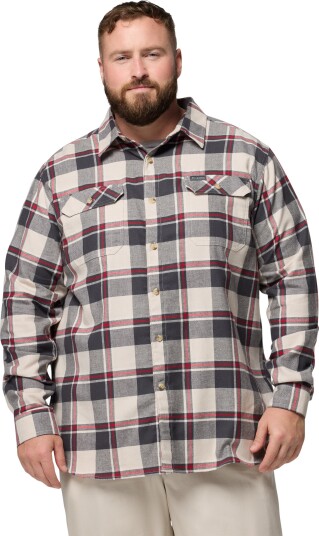 Columbia Sportswear Columbia Men's Flare Gun Stretch Flannel Dark Stone Trails Edge Plaid XL Columbia Sportswear Columbia Men's Flare Gun Stretch Flannel Dark Stone Trails Edge Plaid XL