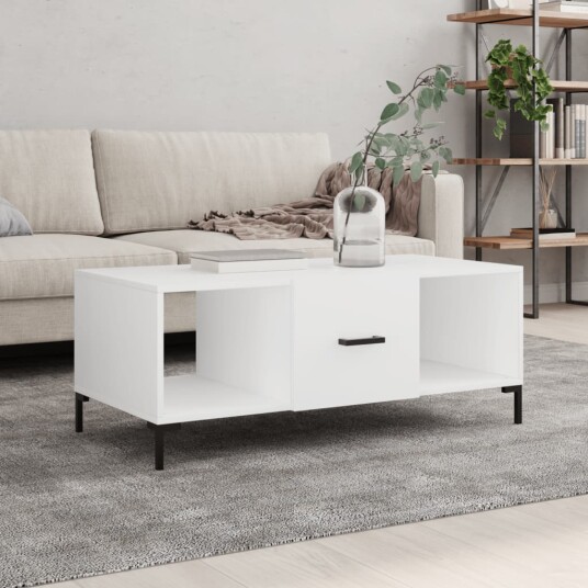  Salongbord hvit 102x50x40 cm konstruert tre 8720845427610