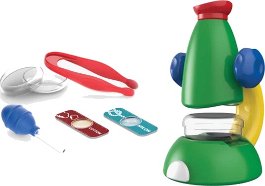 Edu Toys Mitt Første Mikroskop Med Tilbehør 30X Forstørrelse 3+ År Edu Toys Mitt Første Mikroskop Med Tilbehør 30X Forstørrelse 3+ År