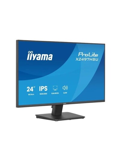 iiyama ProLite X2497HSU 24" FHD LED PC-skjerm Matt Svart 120Hz